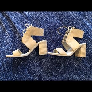 Sole Society “Auburn” Lace-Up Sandal